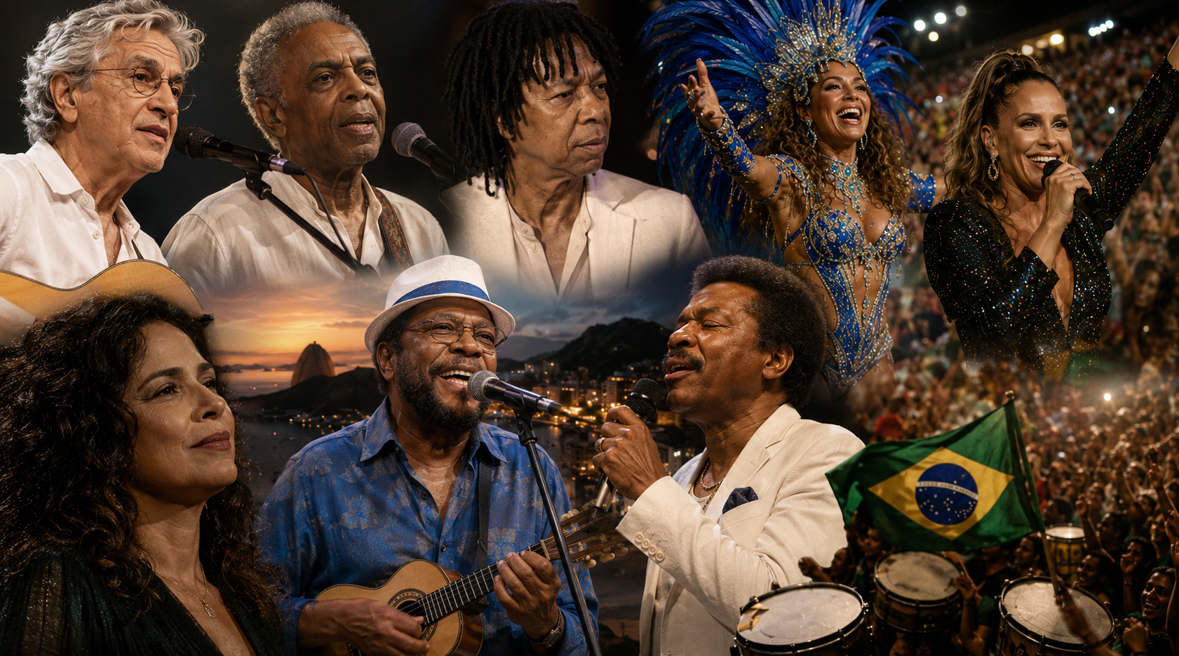 Ícones da música brasileira